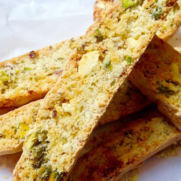 Biscotti pistaches chocolat blanc