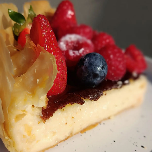 Flan aux fruits