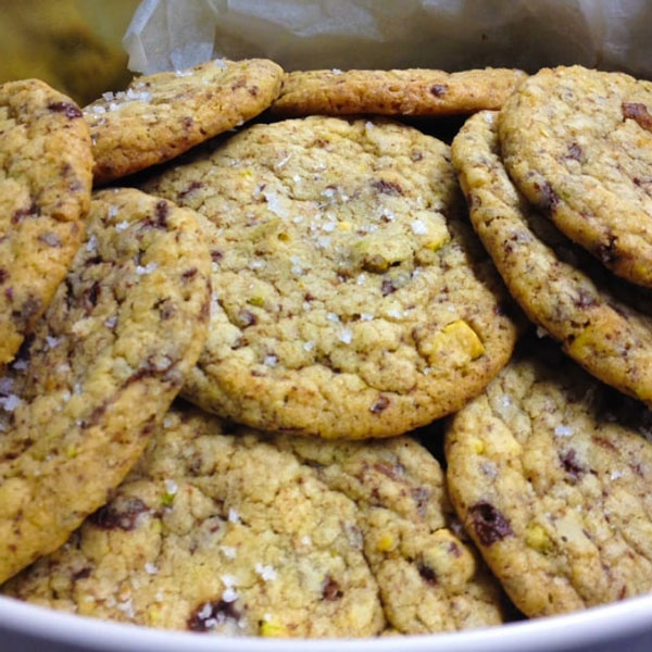 Cookies pistaches fleur de sel