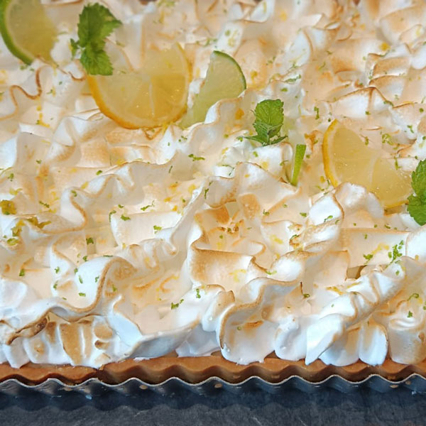 Tarte au citron yuzu