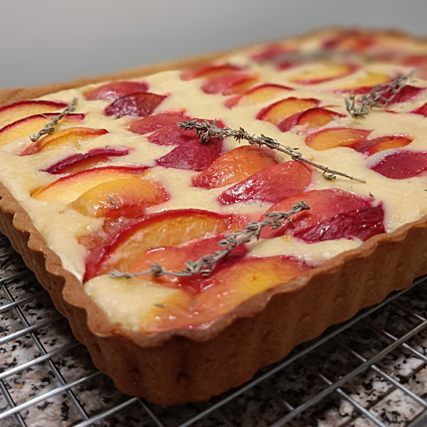 Tarte aux nectarines