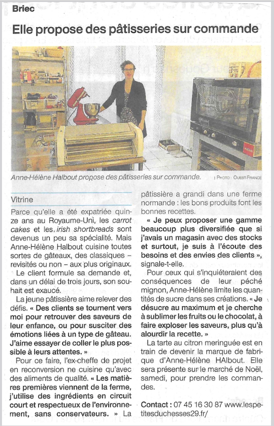 Les Petites Duchesses dans la presse locale